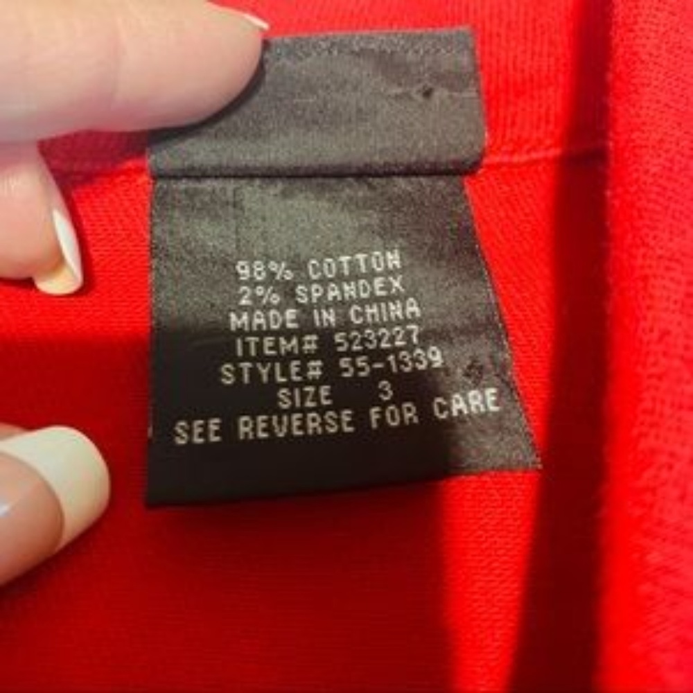 Torrid Red Denim Jacket Size (3) 3X 22/24 - Picture 6 of 8